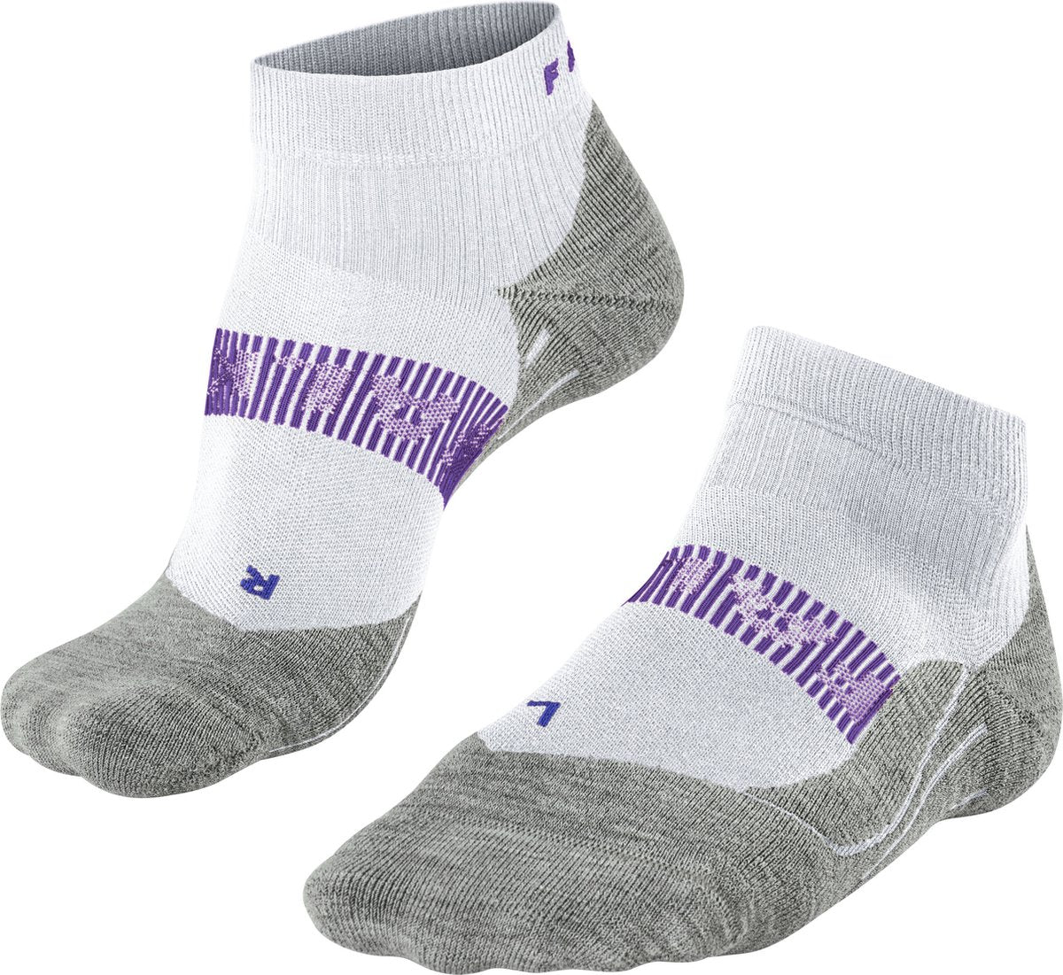 Falke ru4 cool short anti-blaar functioneel materiaal hardloopsokken dames wit - maat 39-40
