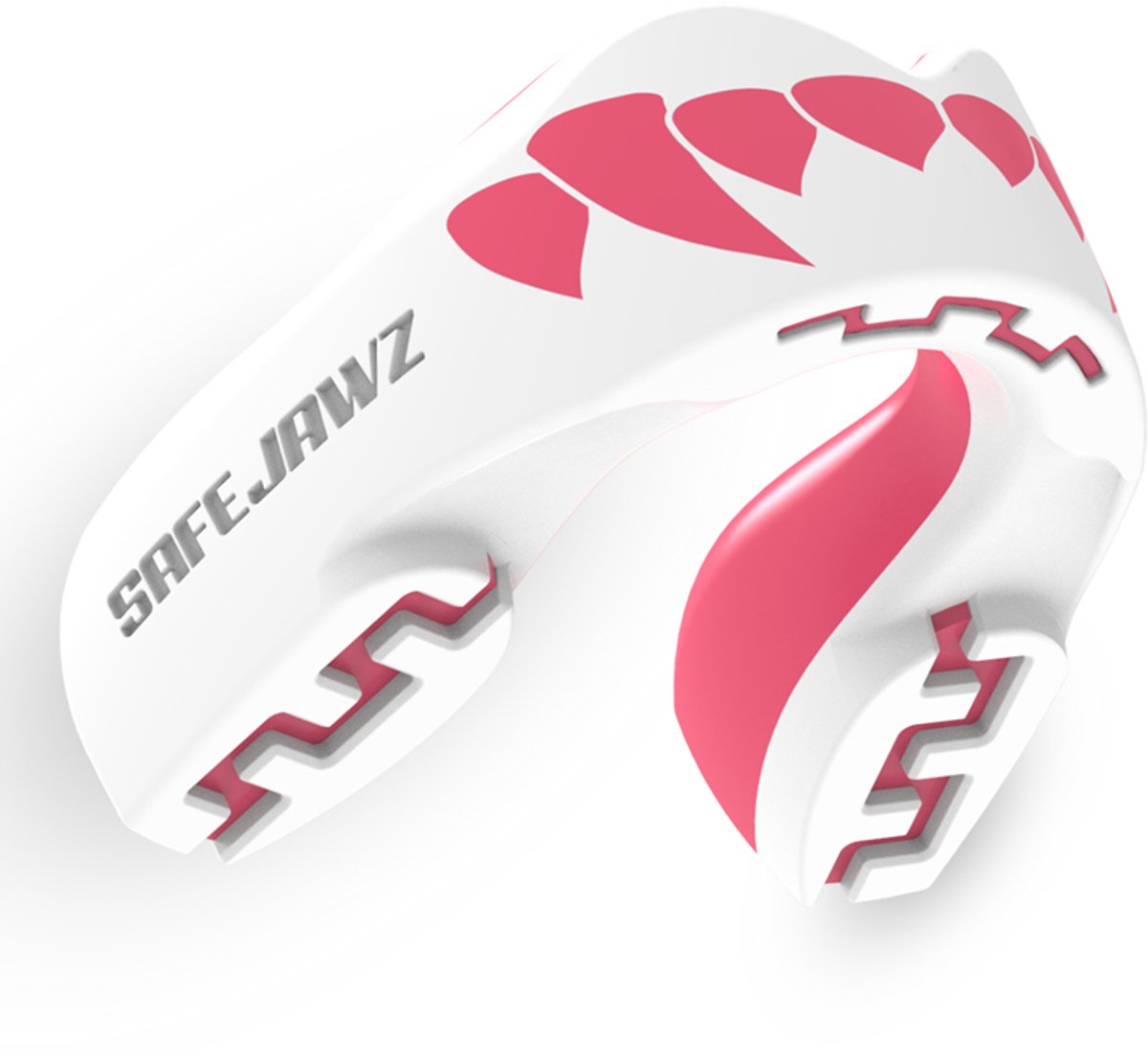 Safejawz gebitsbeschermer extro-series dracula wit roze junior
