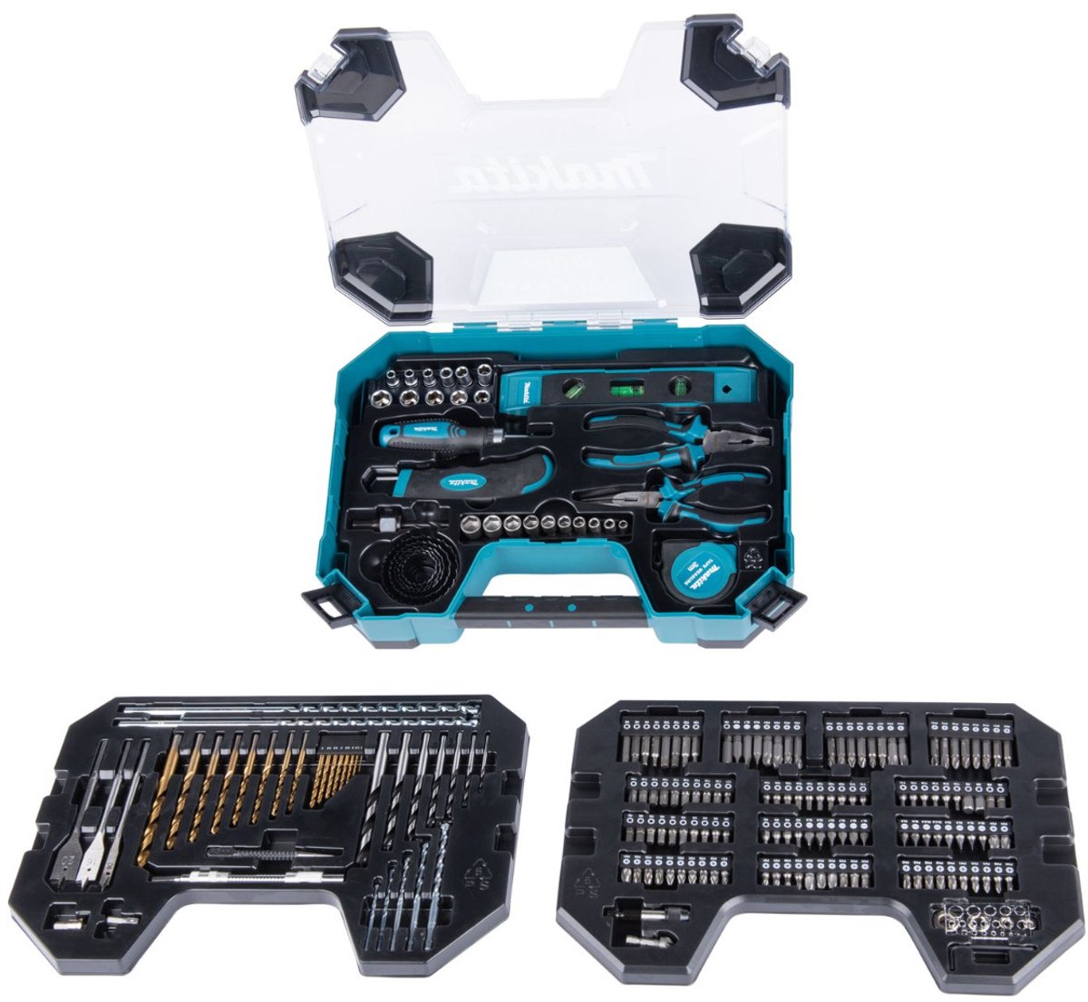 Makita e-22610 boor- en schroefbitset 200-delig in koffer