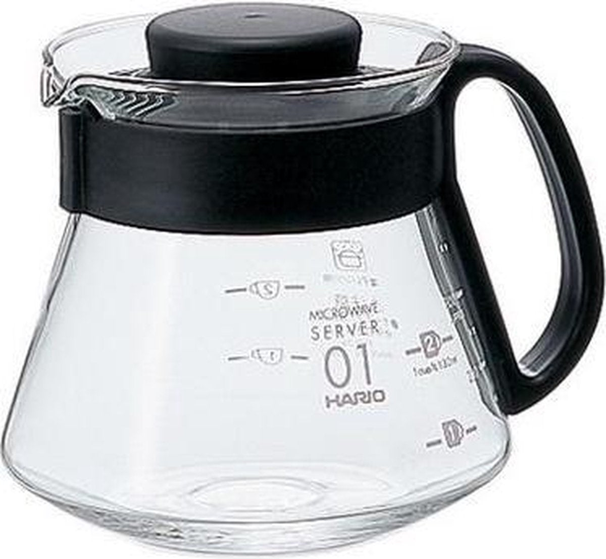 Hario v60 range server maat 01 360 ml