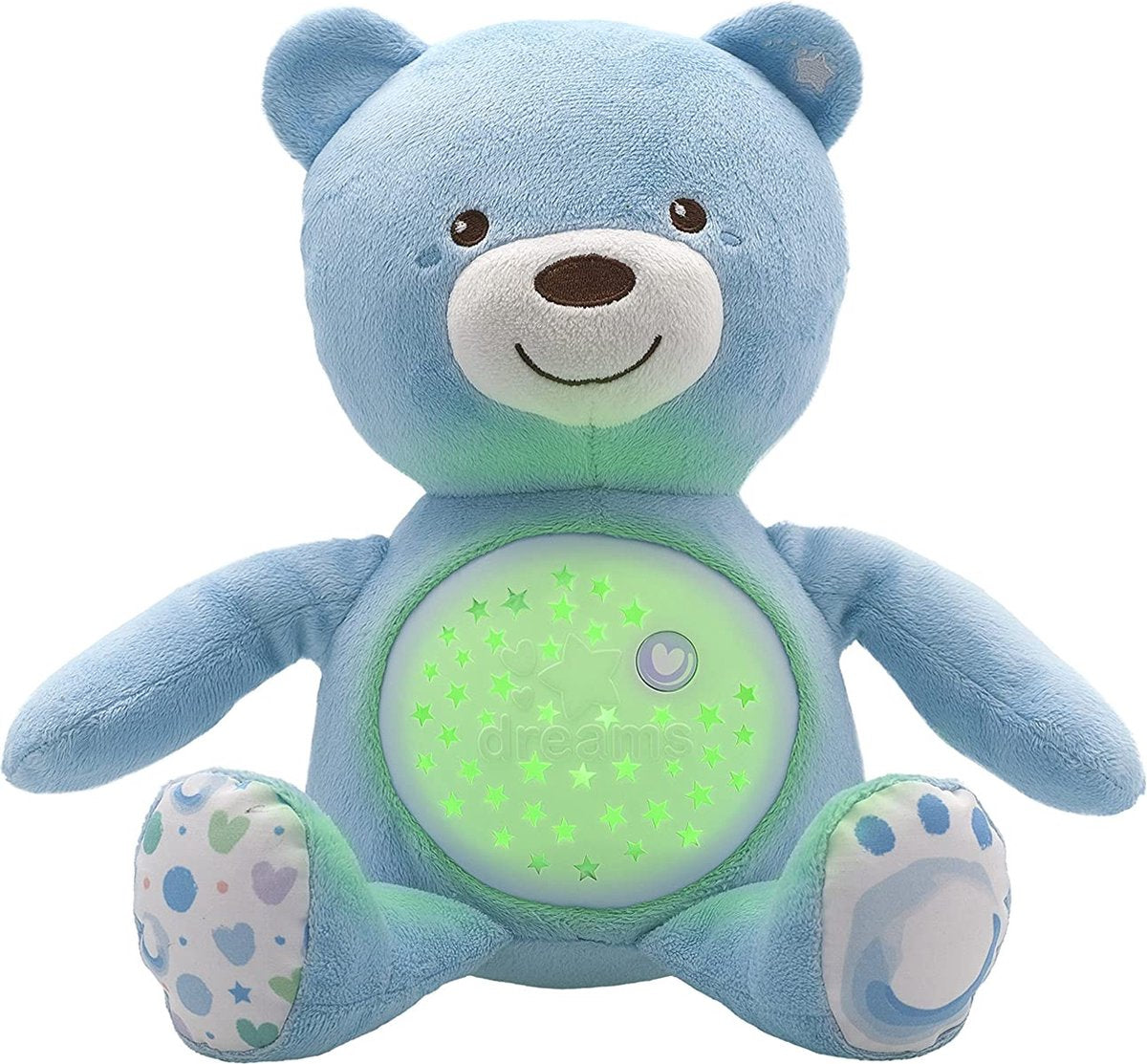 Chicco knuffel projector baby bear first dreams blauw