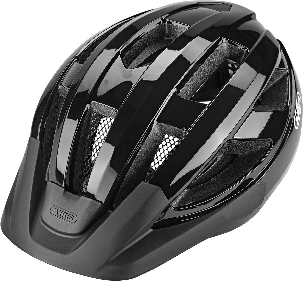 Abus helm MacatGoud shiny velvet Zwart M 52-58cm