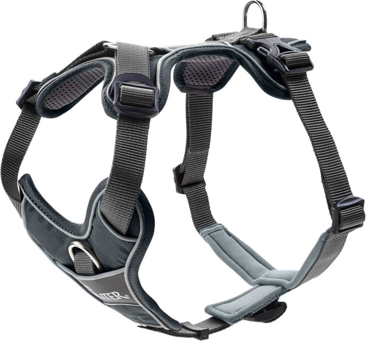 Hunter harnas divo grijs grijs - hondentuig - l 72-100 cm