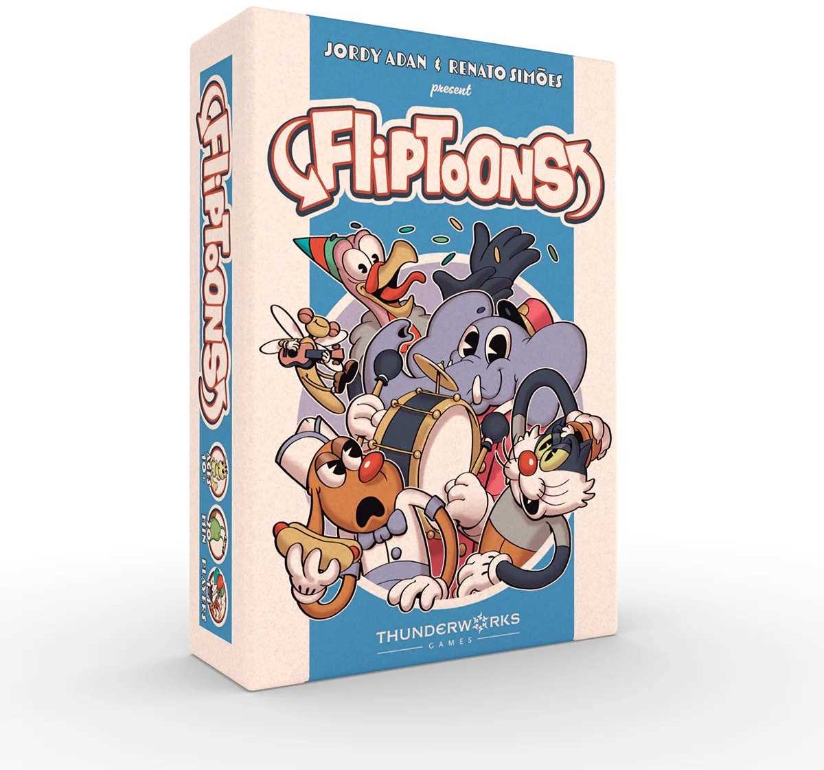 Asmodee fliptoons kaartspel - deckbuilding spel voor kinderen.