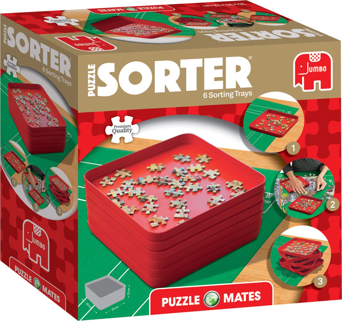 Jumbo puzzle mates - puzzel sorteer