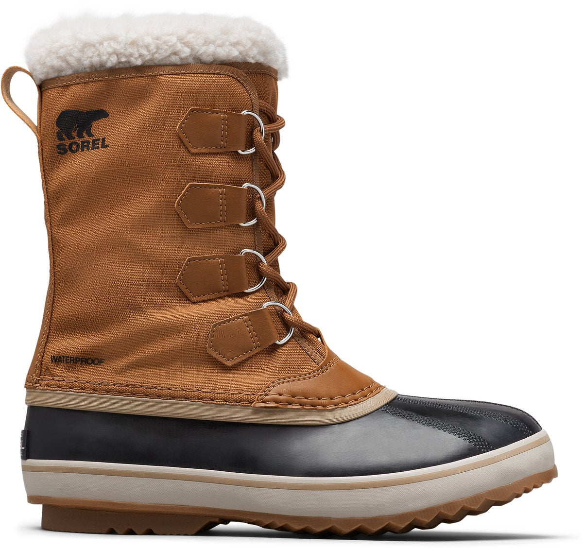 Sorel 1964 pac™ nylon wp men's snowboots - camel brown, black - maat 43