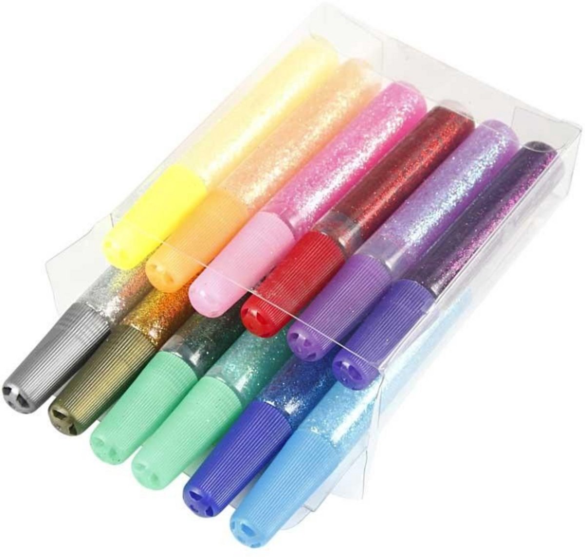 Creativ company glitterlijm set multigekleurd 12x10 ml