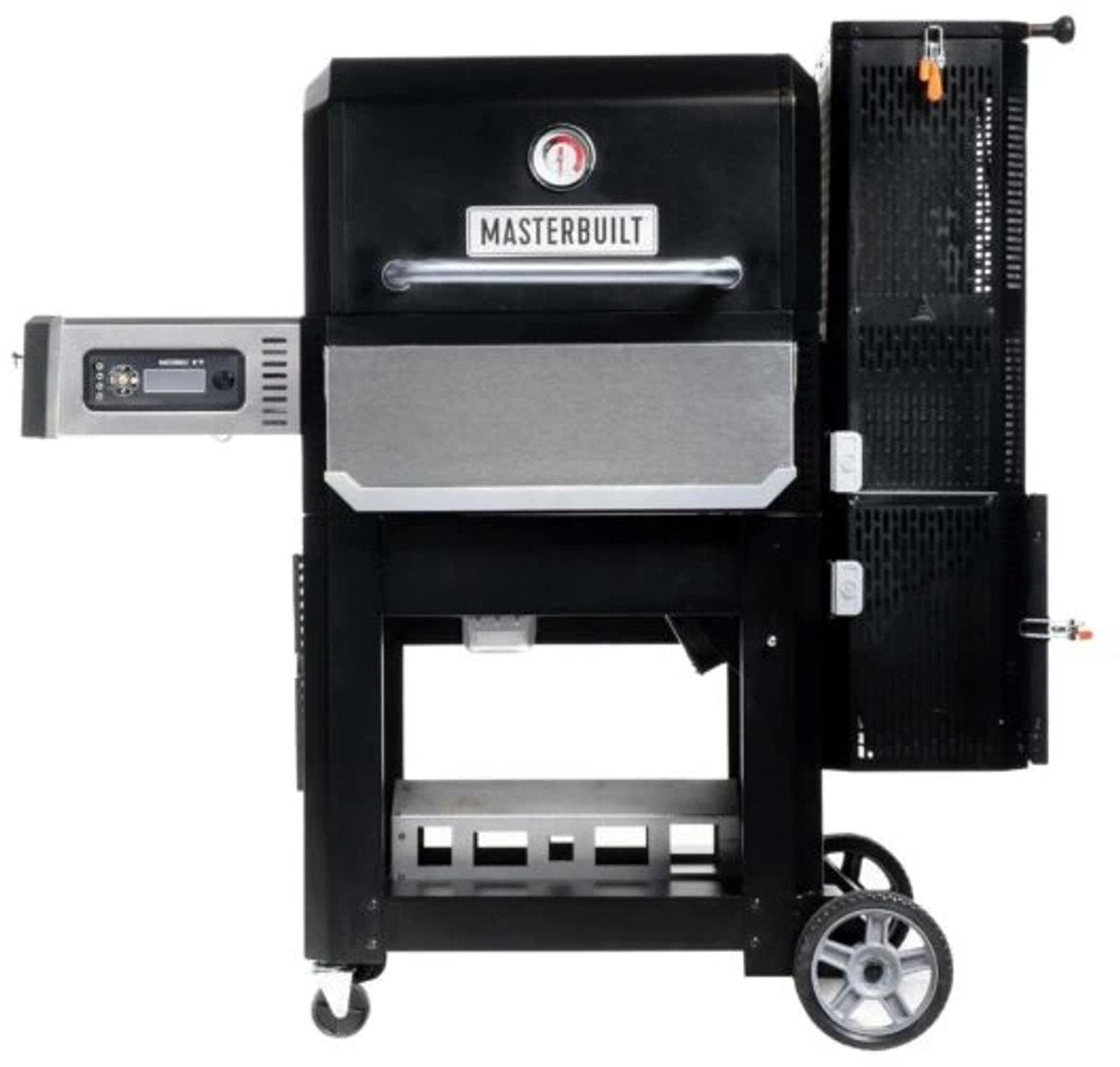 Masterbuilt gravity series 800 houtskool bbq en smoker – digitale bbq met automatische temperatuurregeling – griddle, grill smoker in één – voor 6-8 personen