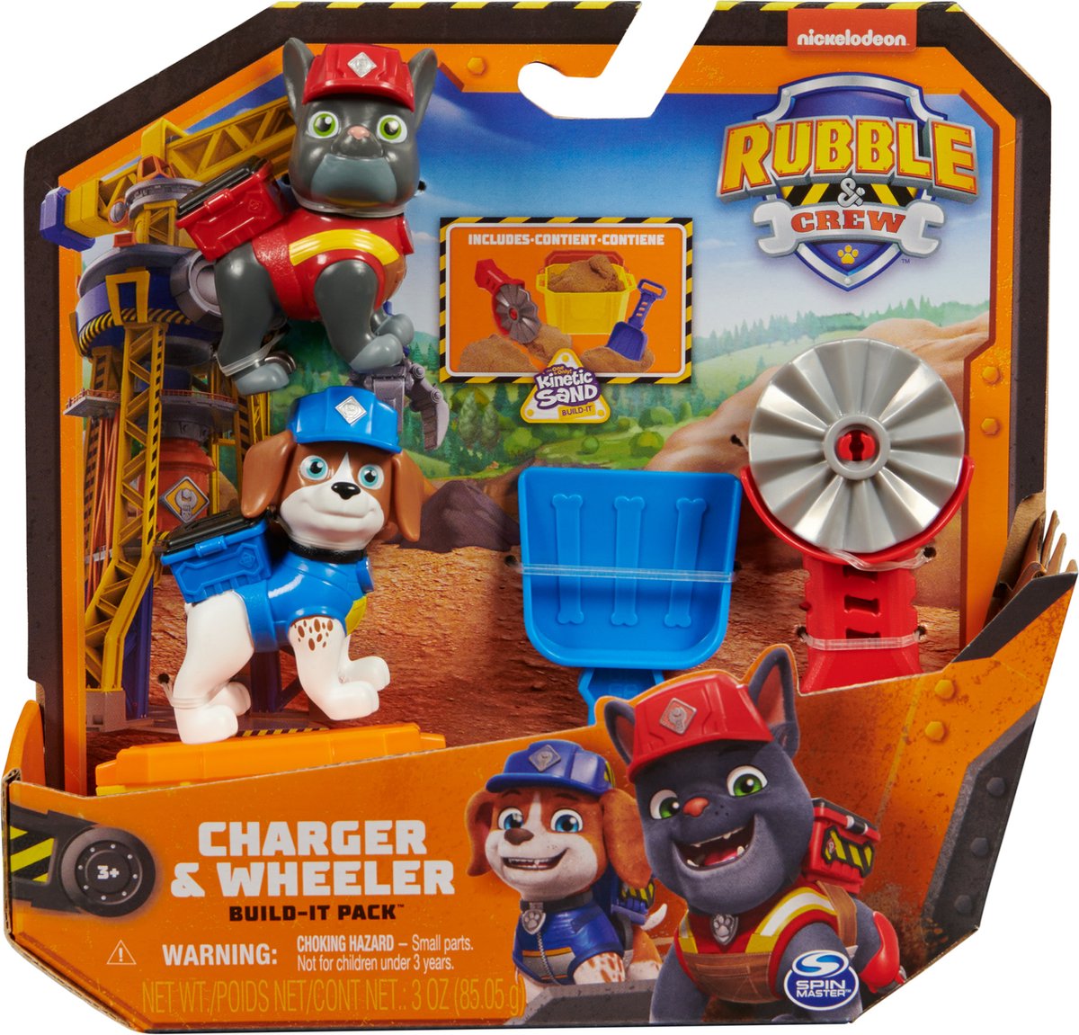 Paw patrol rubble 2 pack charger and wheeler.