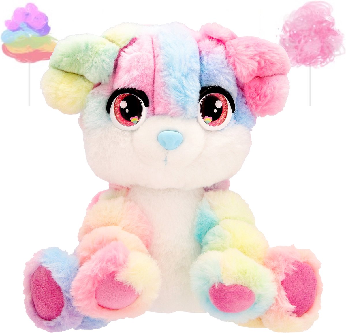 Imc toys cotton cuties puppy- geurende suikerspin knuffel 30 cm