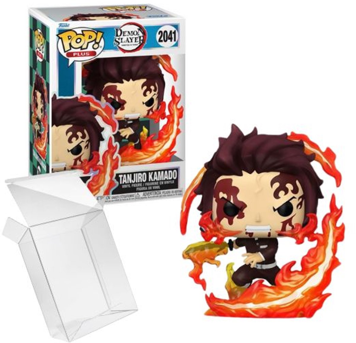 Funko demon slayer tanjiro kamado vinylfiguur 2041 unisex pop! - neutraal - standard
