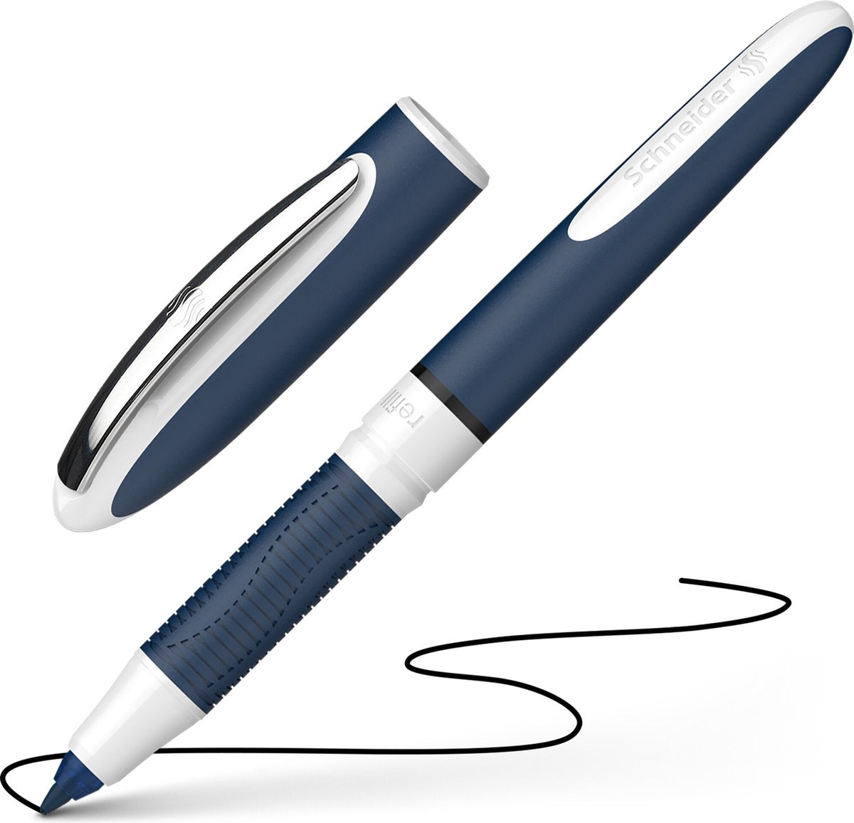 Schneider schrijfwaren schneider rollerball - one change - lijnbreedte 0,6mm - zwart - s-183701