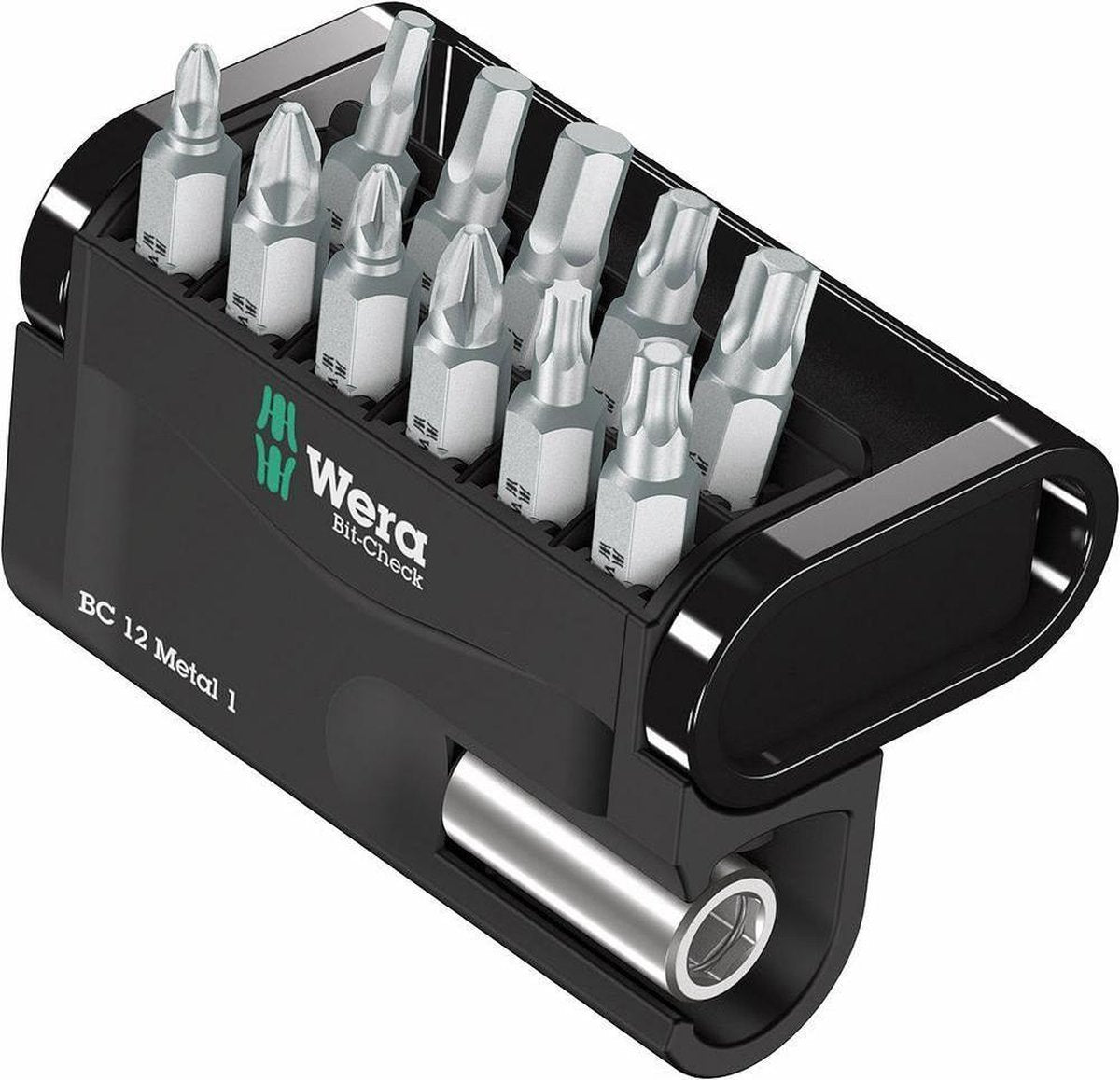 Wera 5057424001 12-delige bit-check 12 metal 1 bitset