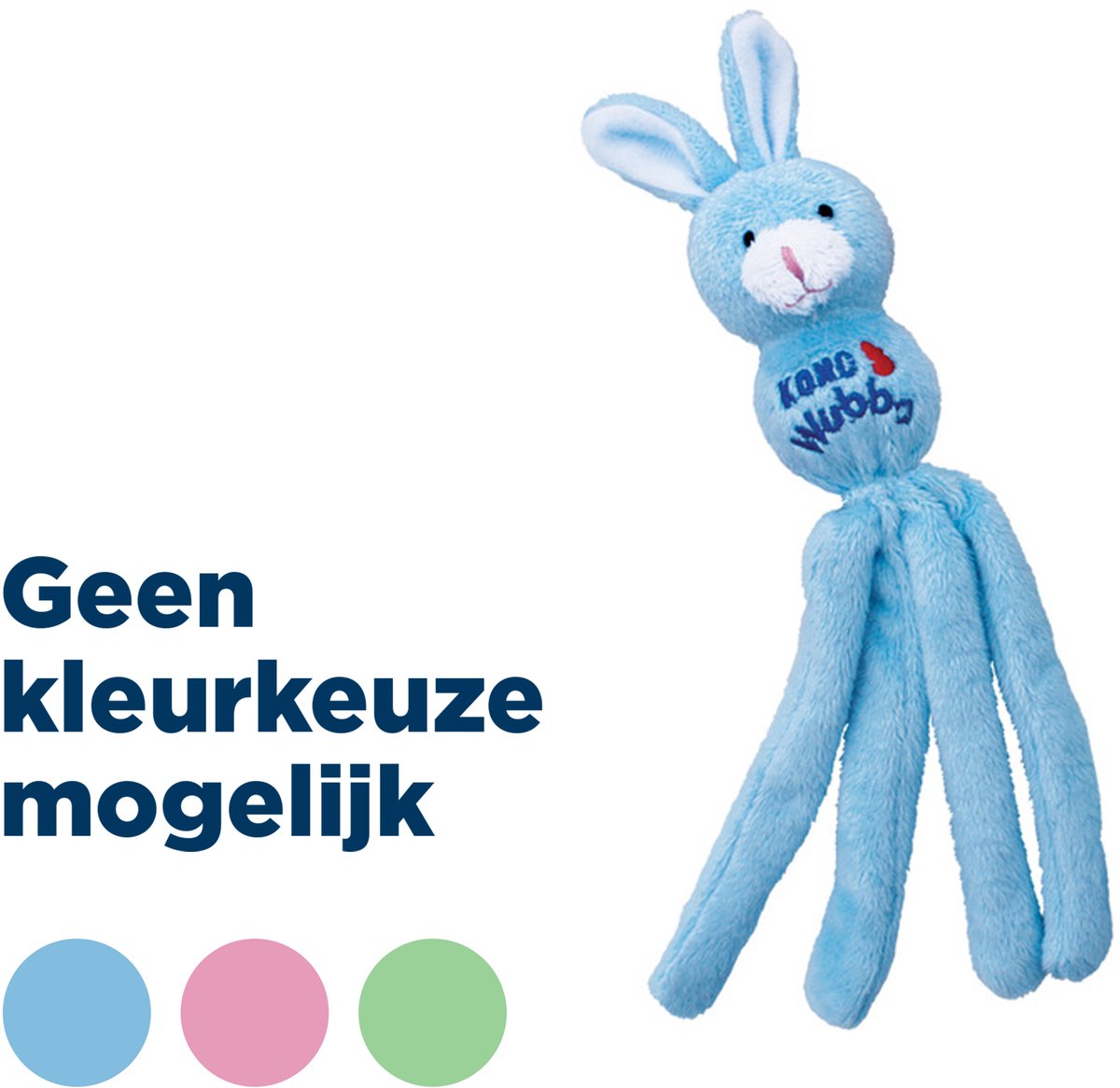 Kong wubba konijn - kattenspeeltje - speelmuis - 23.4 x 13.8 x 2.6 cm