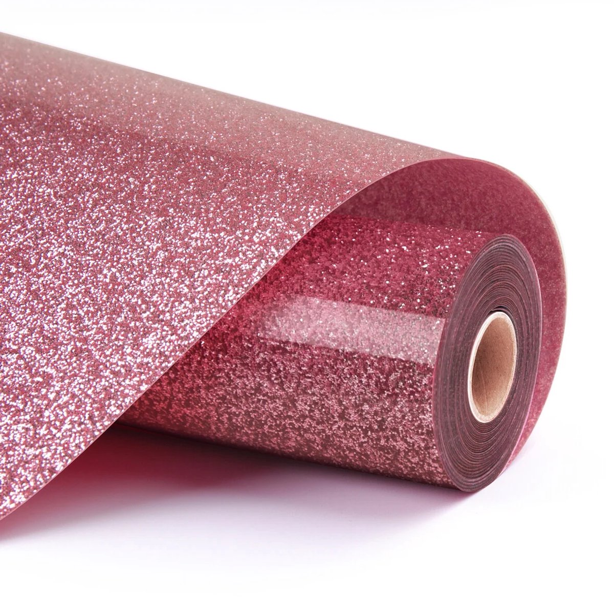 Loklik heat transfer vinyl glitter - pink - 30.5 x 90 cm