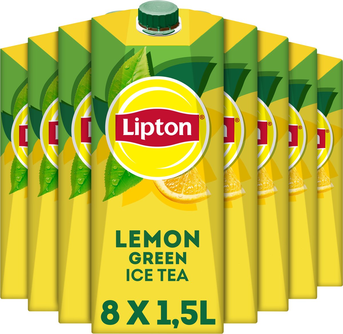 Lipton ice tea green - lemon - laag in calorieã«n - 8 x 1.5l