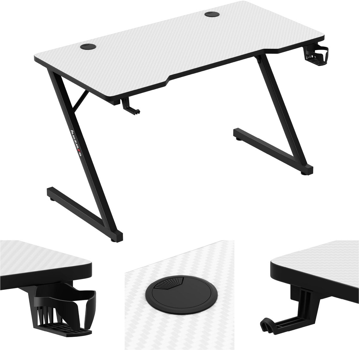 Huzaro - hero 2.5 - bureau - white