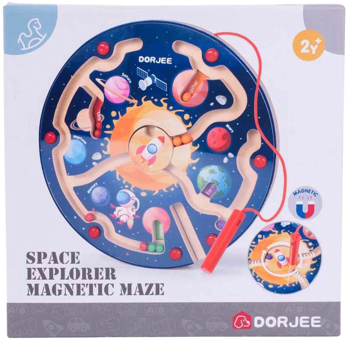 Dorjee magnetisch labyrinth ruimte - 22cm
