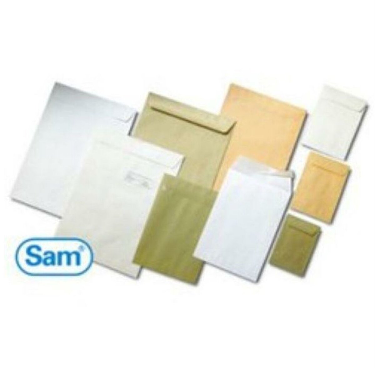 Sam envelop a-18495 wit zelfklevend 90 g m²