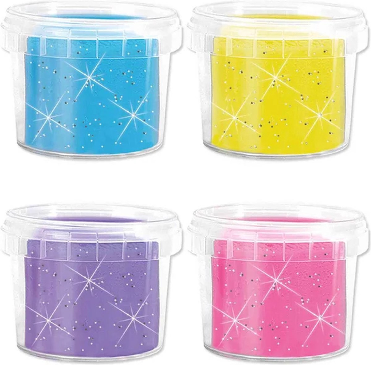 Ses creative ses feel good klei - sparkle, 4x90gr
