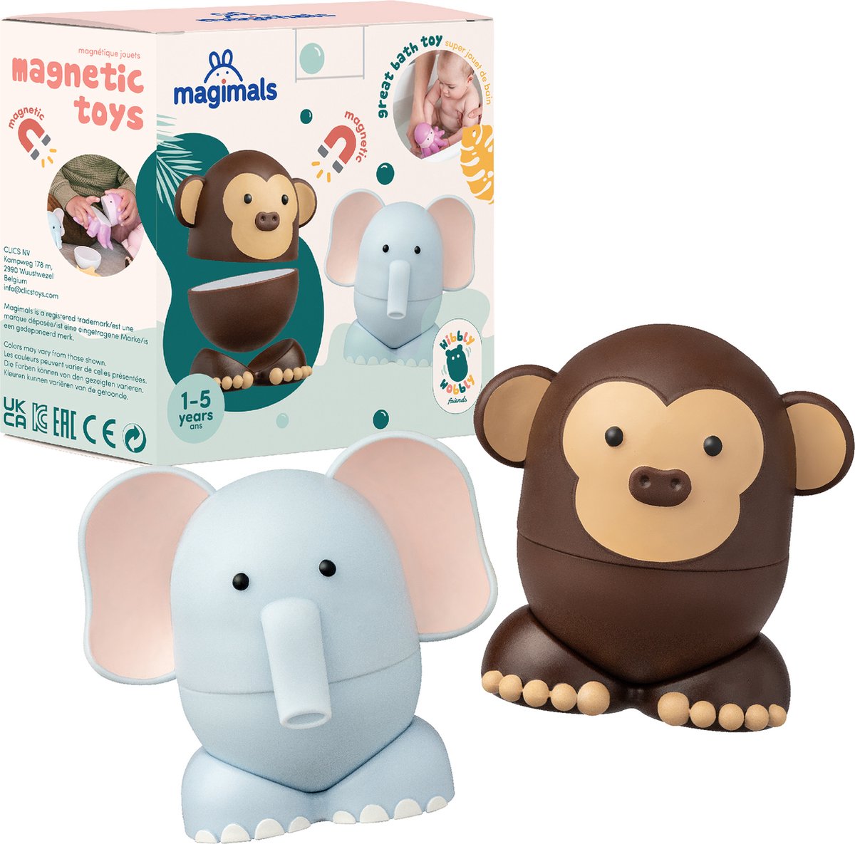 Magimals wibly wobly safari magnetisch speelgoed