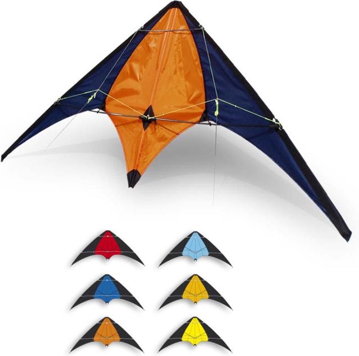 Didak ites stuntkite - stuntvlieger voor beginners - 100 x 40 cm