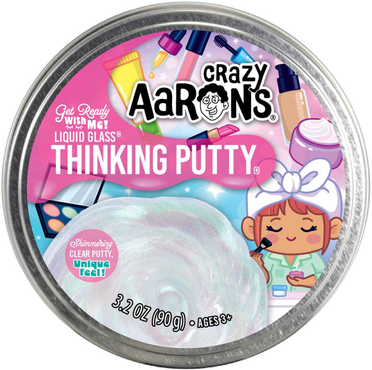 Crazy aaron's kneedklei speelgoed - get ready with me glitter putty.