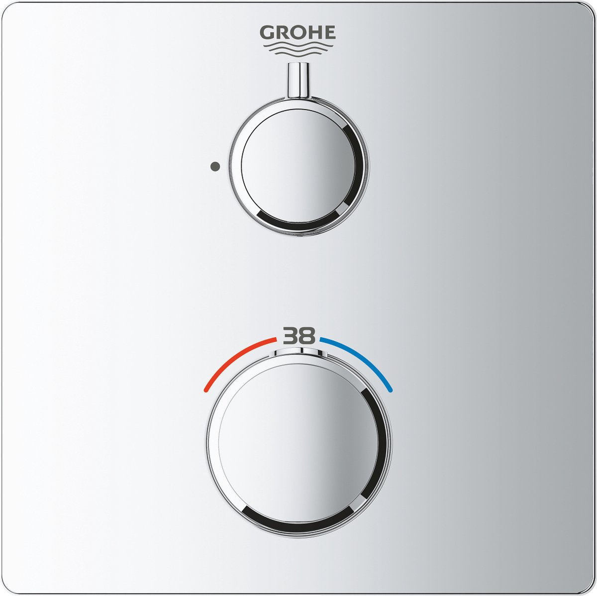 Grohe grohtherm thermostatische inbouww douchekraan - chroom
