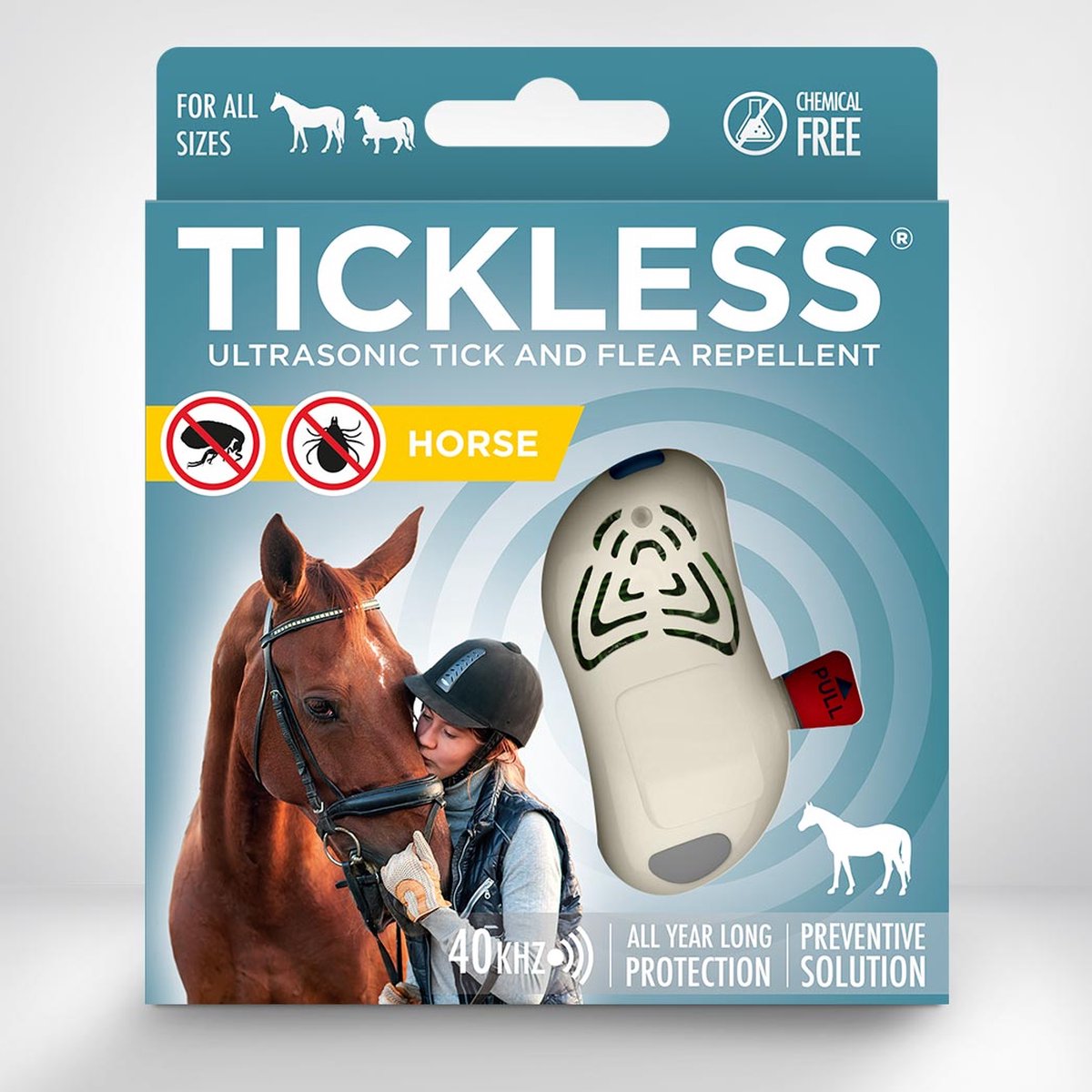 Tickless horse - beige - anti teek