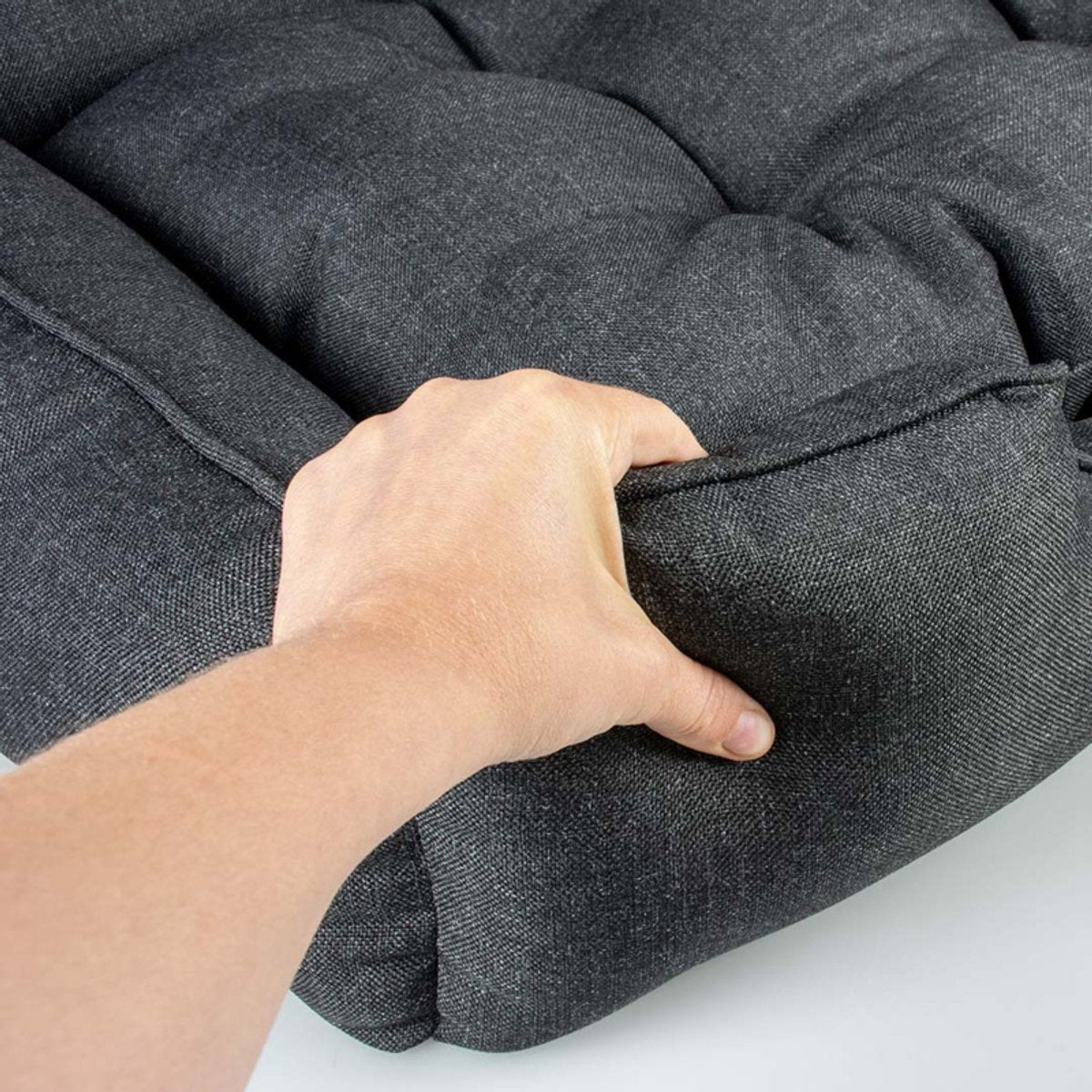Duvo + duratex hondenbed donkergrijs xl-120x80x25cm