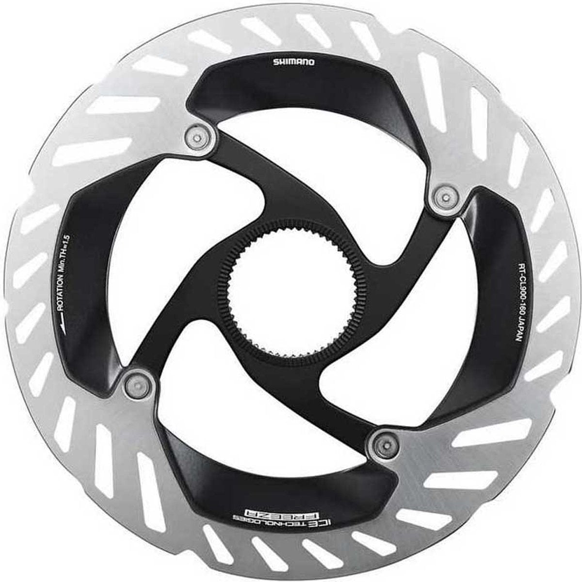 Shimano dura ace rt-cl900 remschijf centerlock - 160mm | extern