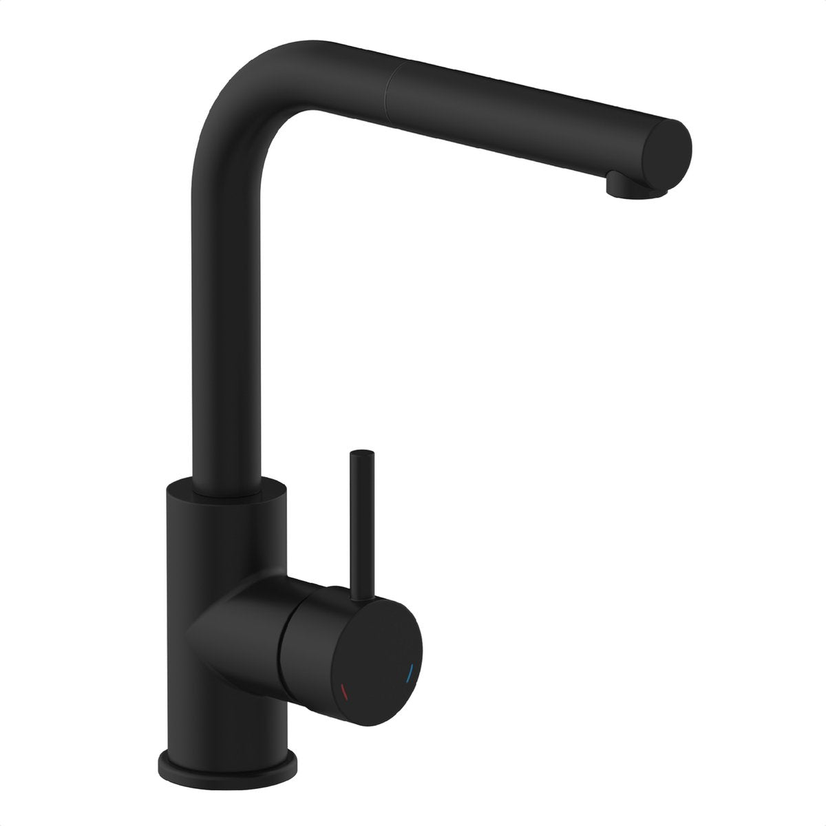Schütte vital design keukenkraan - met sensor - uittrekbare uitloop - mat zwart