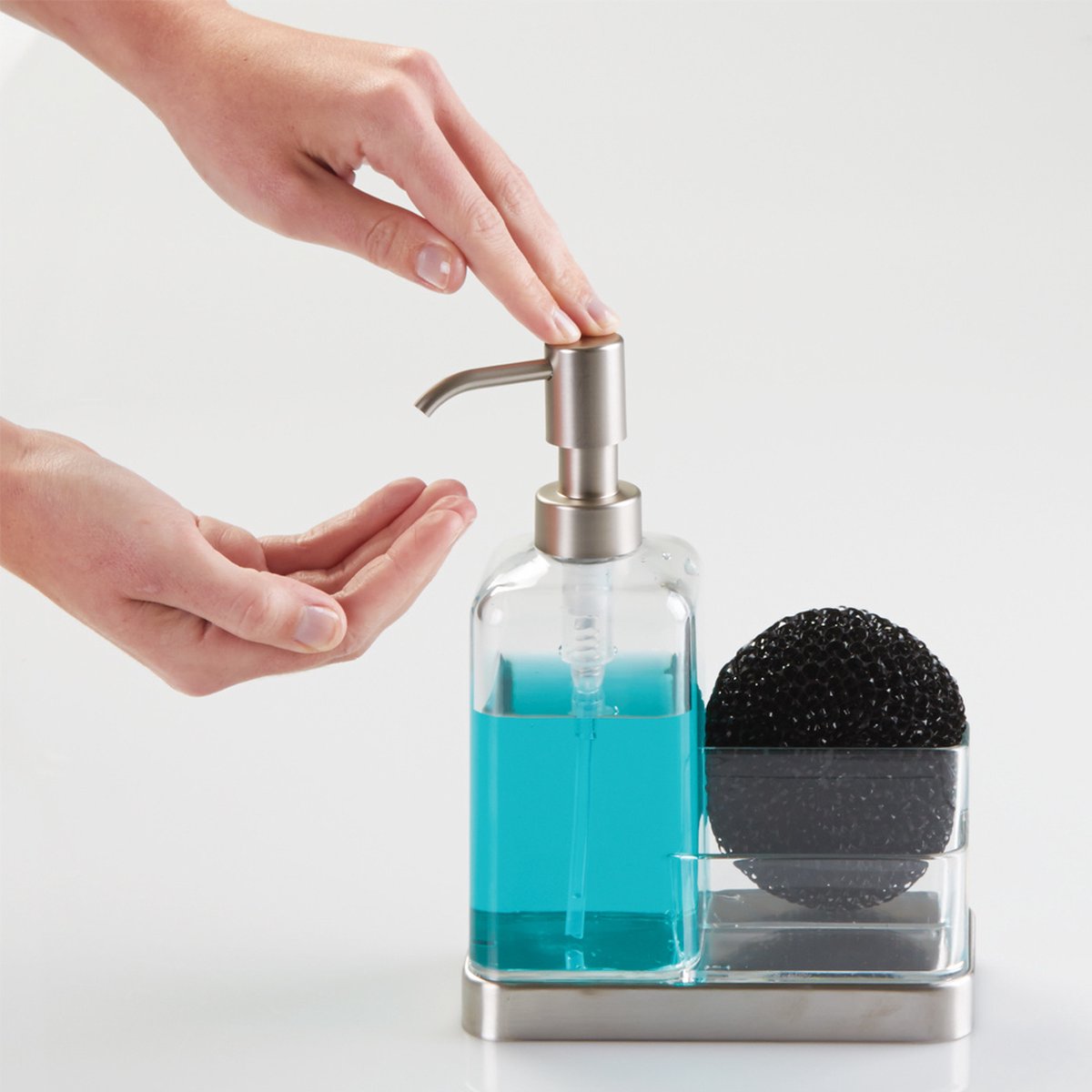 Idesign zeeppompje keuken met houder - forma