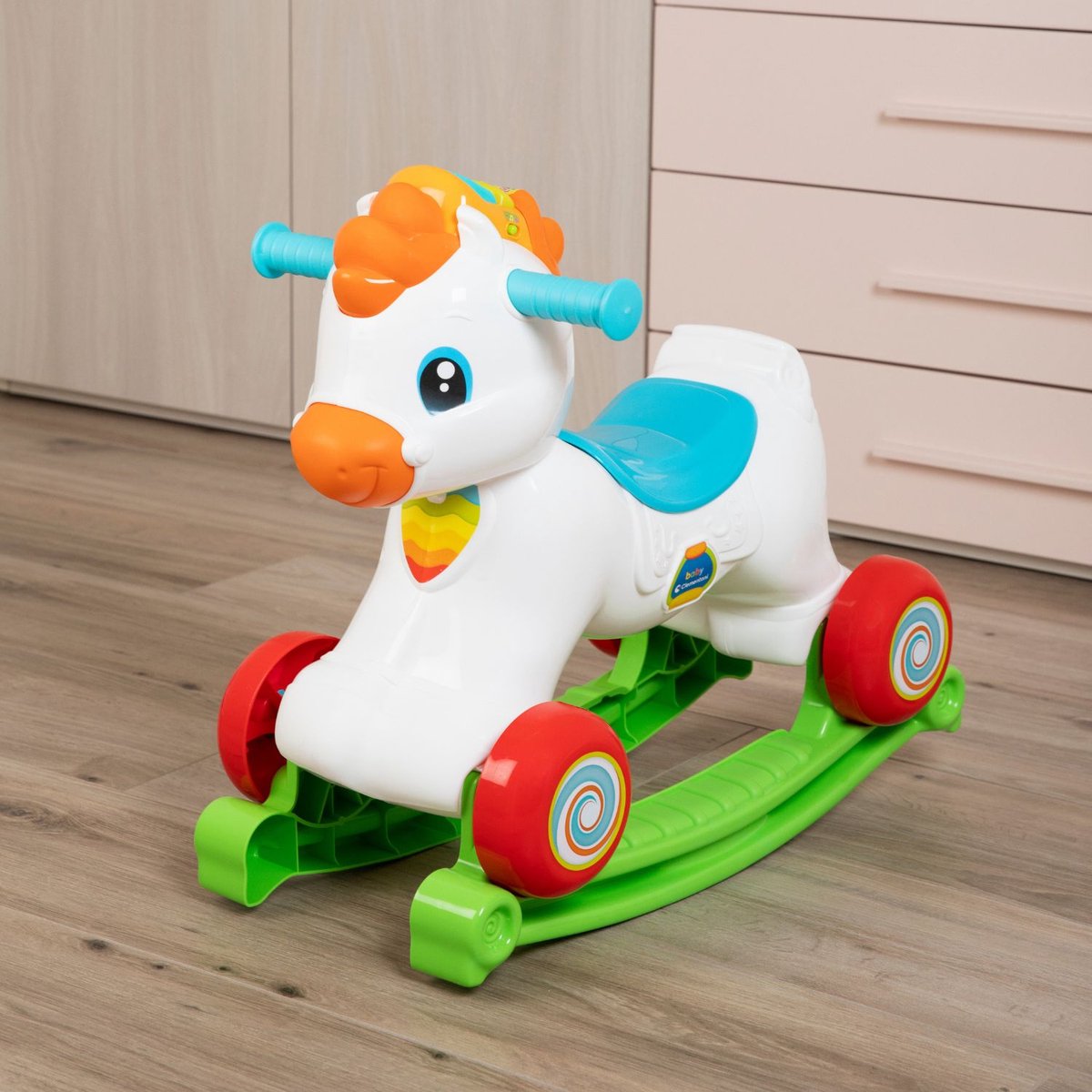 Clementoni baby - rocky het hobbelpaardje 3in1