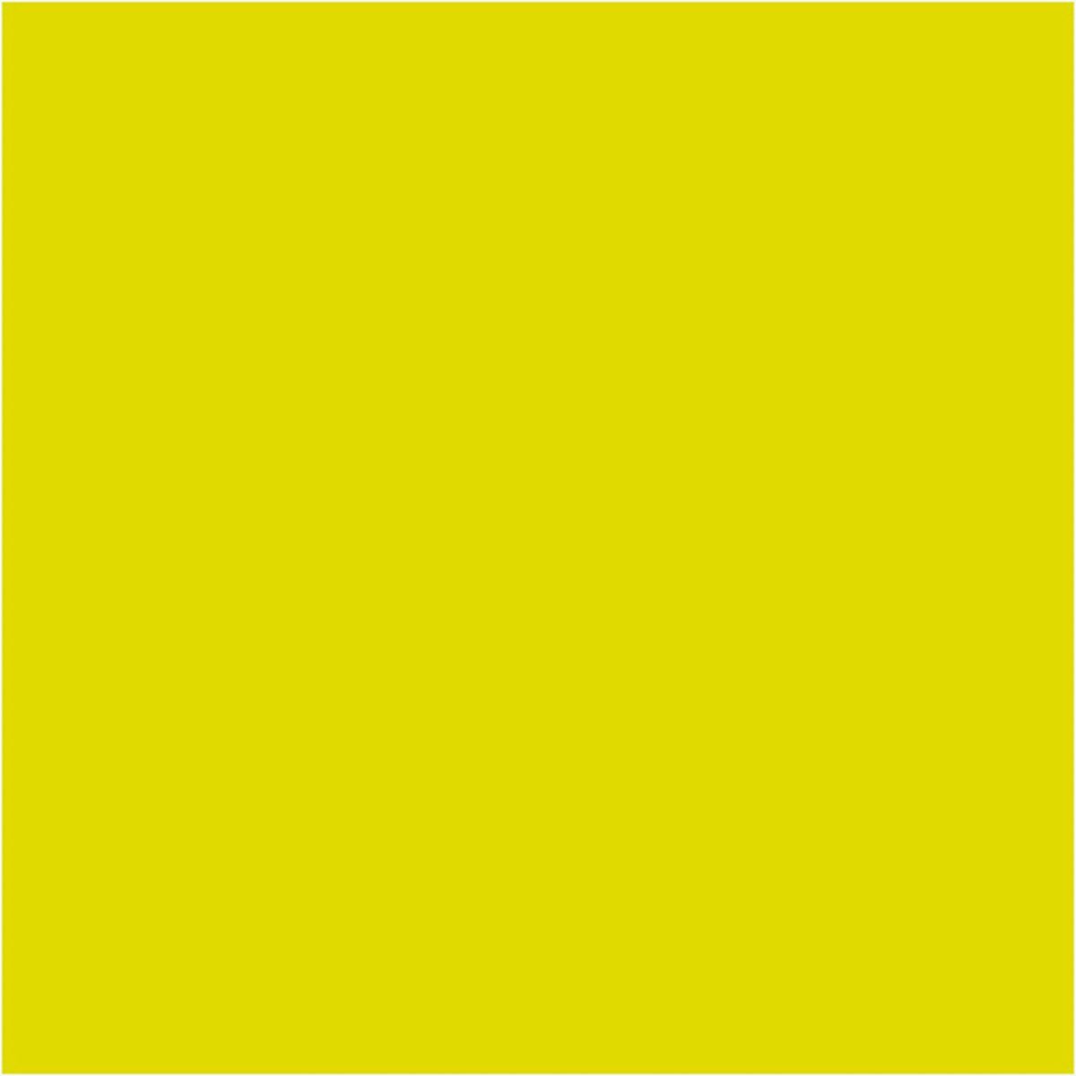 Creativ company textile color dekkende textielverf - neon geel, 50ml