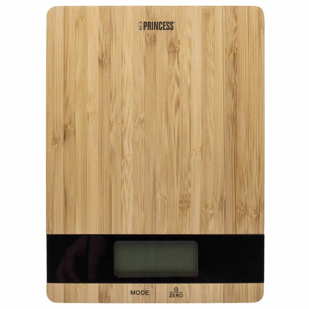 Princess 492944 keukenweegschaal – digitaal - stijlvol bamboe – 1g tot 5kg - tarra functie