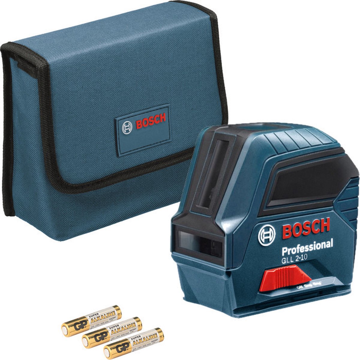 Bosch professional gll 2-10 kruislijnlaser rood - 0601063l00