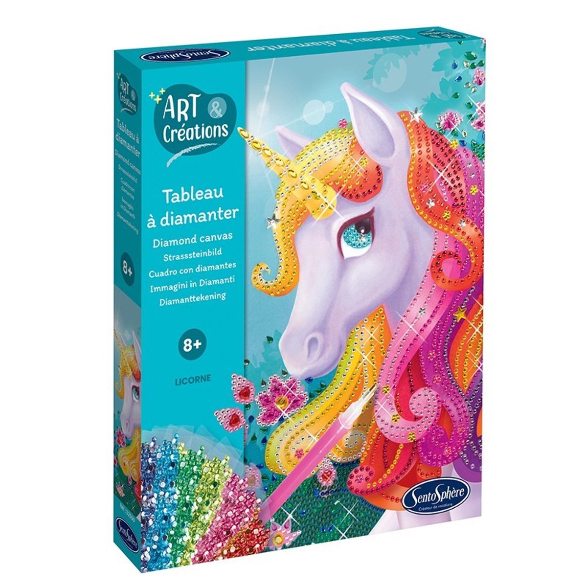 Art creations diamantcanvas - eenhoorn