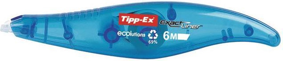 Tipp-ex correctieroller 5mmx6m exact liner ecolutions - 10 stuks