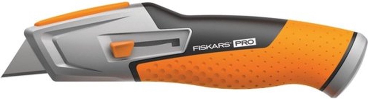 Fiskars carbonmax - universeel mes - inklapbaar mes - ergonomische handgreep - roesvrij staal