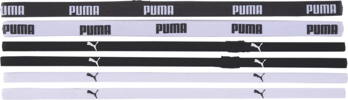 Puma tr ess hairbands dames haarbandjes - black- white