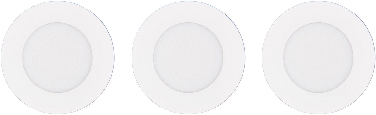 Trio himal - inbouwspot - wit - incl. 3x smd 3,5 w - plafondbevestiging - helderheid instelbaar - dip - schakelaar