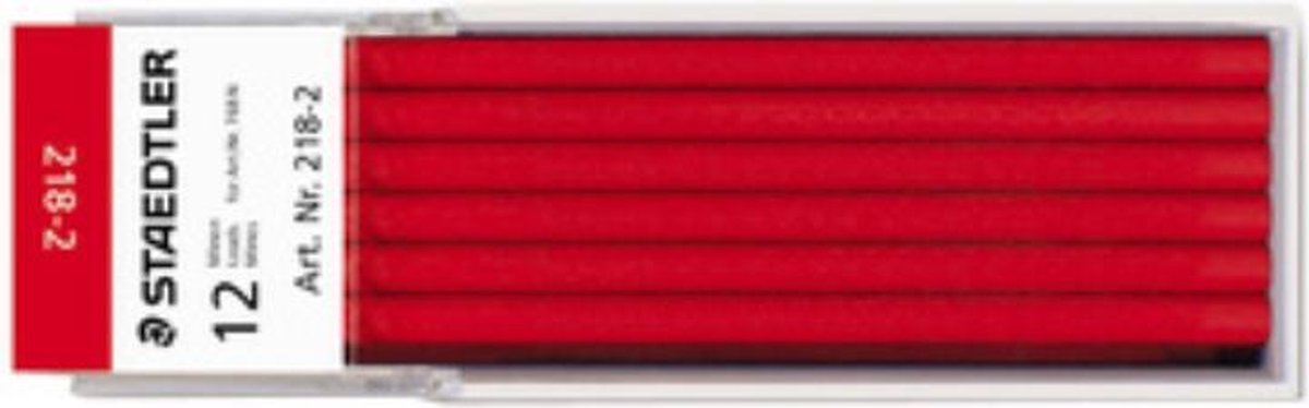 Staedtler - lumocolor omnichrom vulling 218-2 rood 12 stuk(s)