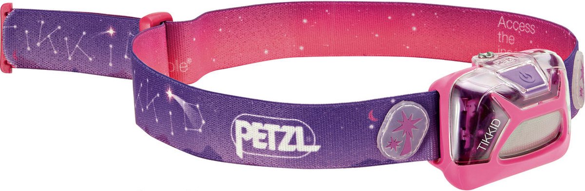 Petzl tikkid hoofdlamp - roze - 20 lumen - kinderhoofdlamp