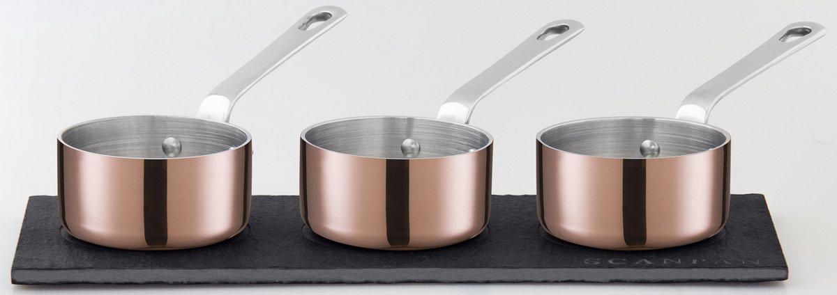 Scanpan - mini steelpannen - maitre d - 80ml - 6cm