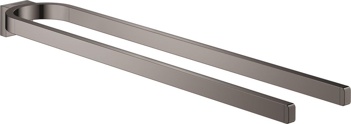 Grohe selection handdoekhouder dubbel - hard graphite (donker grijs) - 41059a00
