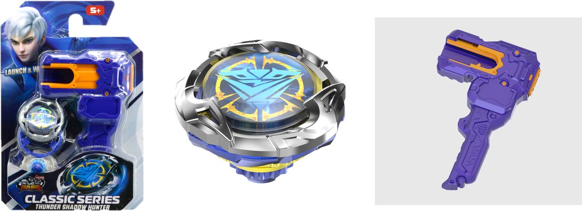 Infinity nado - metalen tol en hand launcher - classic series