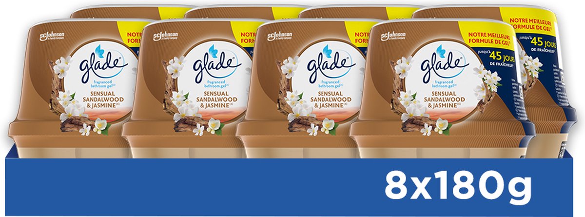 Glade fragranced bathroom gel sensual sandalwood jasmine