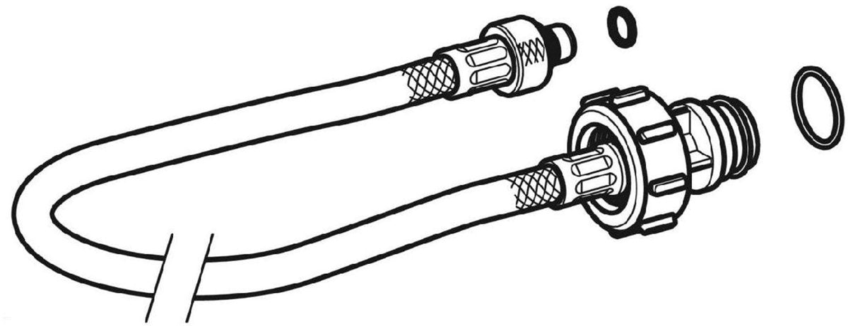 Geberit aansluitslang vlotterkraan - 35 cm - t.b.v. up300 320