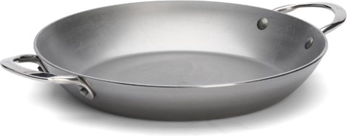 Debuyer de buyer mineral b paellapan 28 cm – carbonstalen paellapan – ø 28 cm – made in france